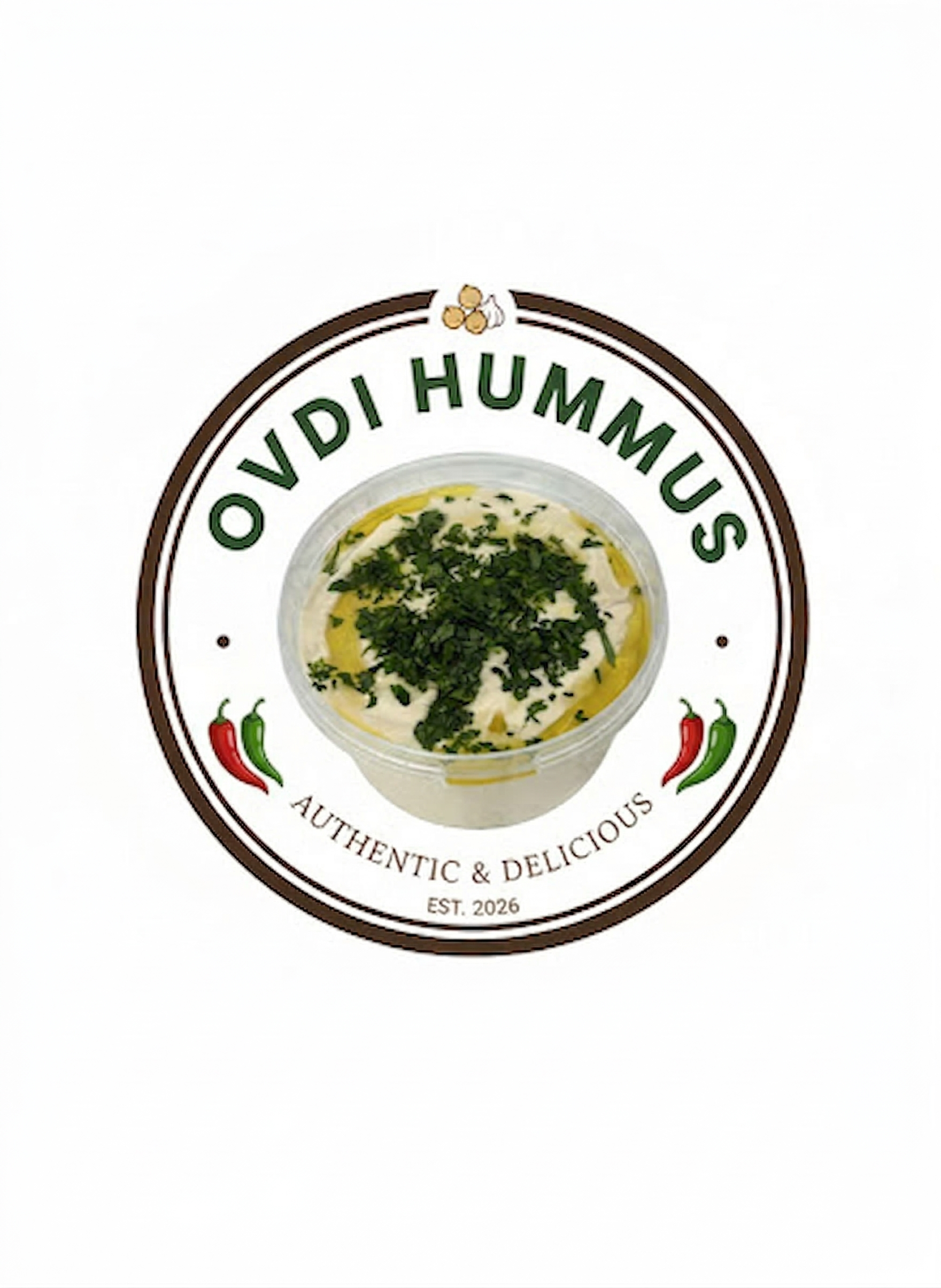 Ovdi Hummus Logo